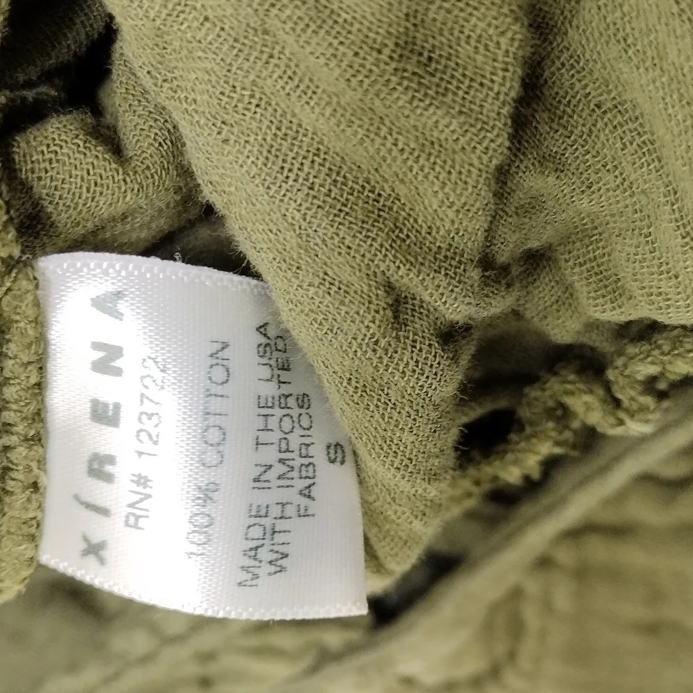 Xirena Nell gauze cotton basil jumpsuit Size Small - Picture 5 of 10